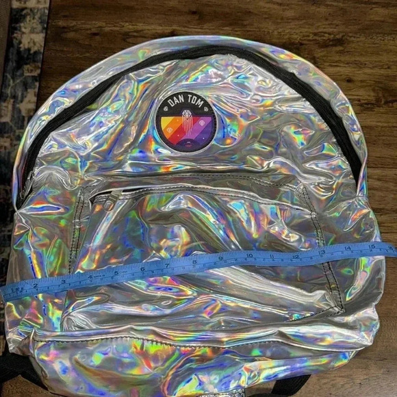 DanTDM Youtuber Diamond Iridescent Backpack Bag adjustable - Picture 11 of 11